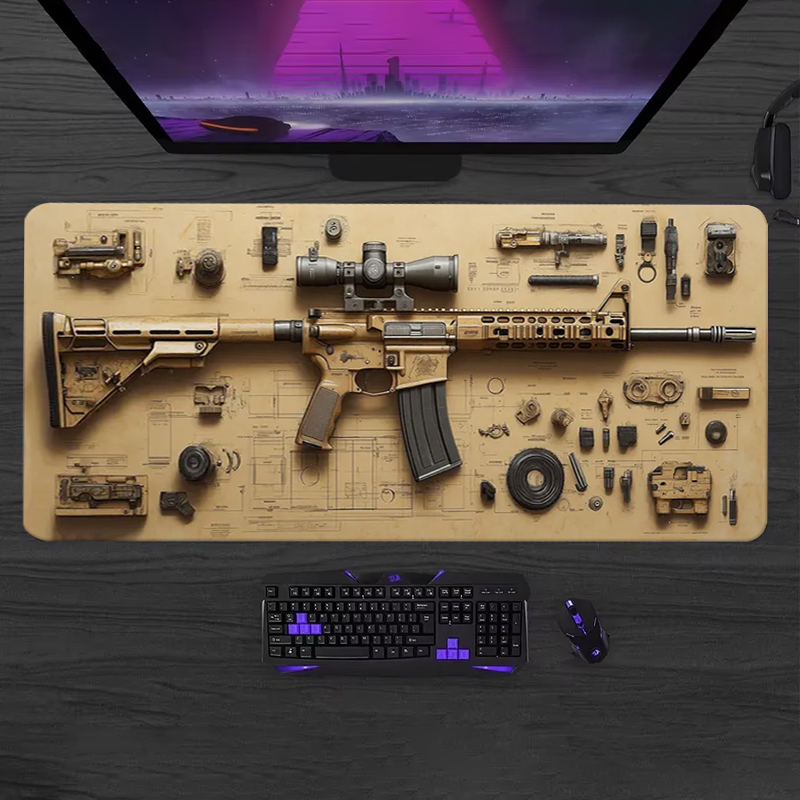 Gaming Accessories For Table - Parts Disassemble Soft Gaming Mouse Pad