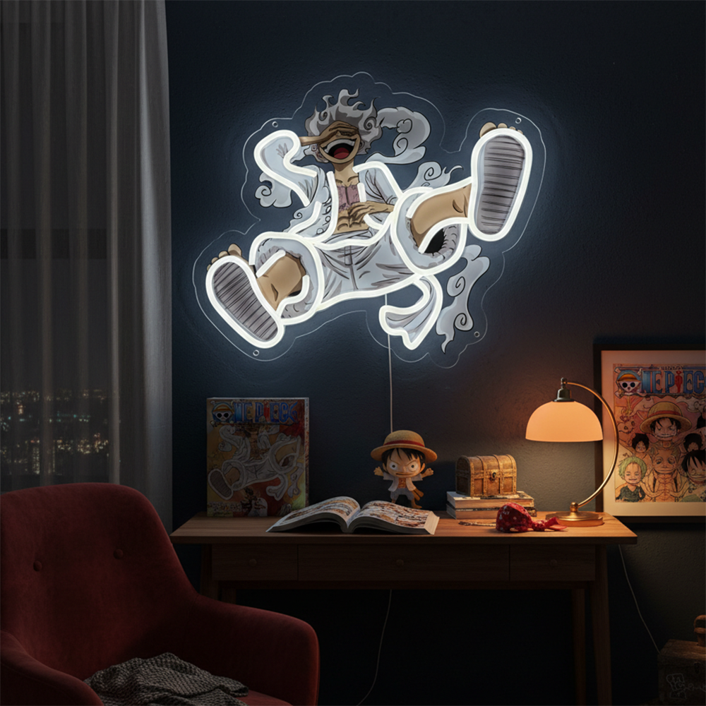 Gaming Accessories Room - One Piece Pokemon Anime Neon Sign