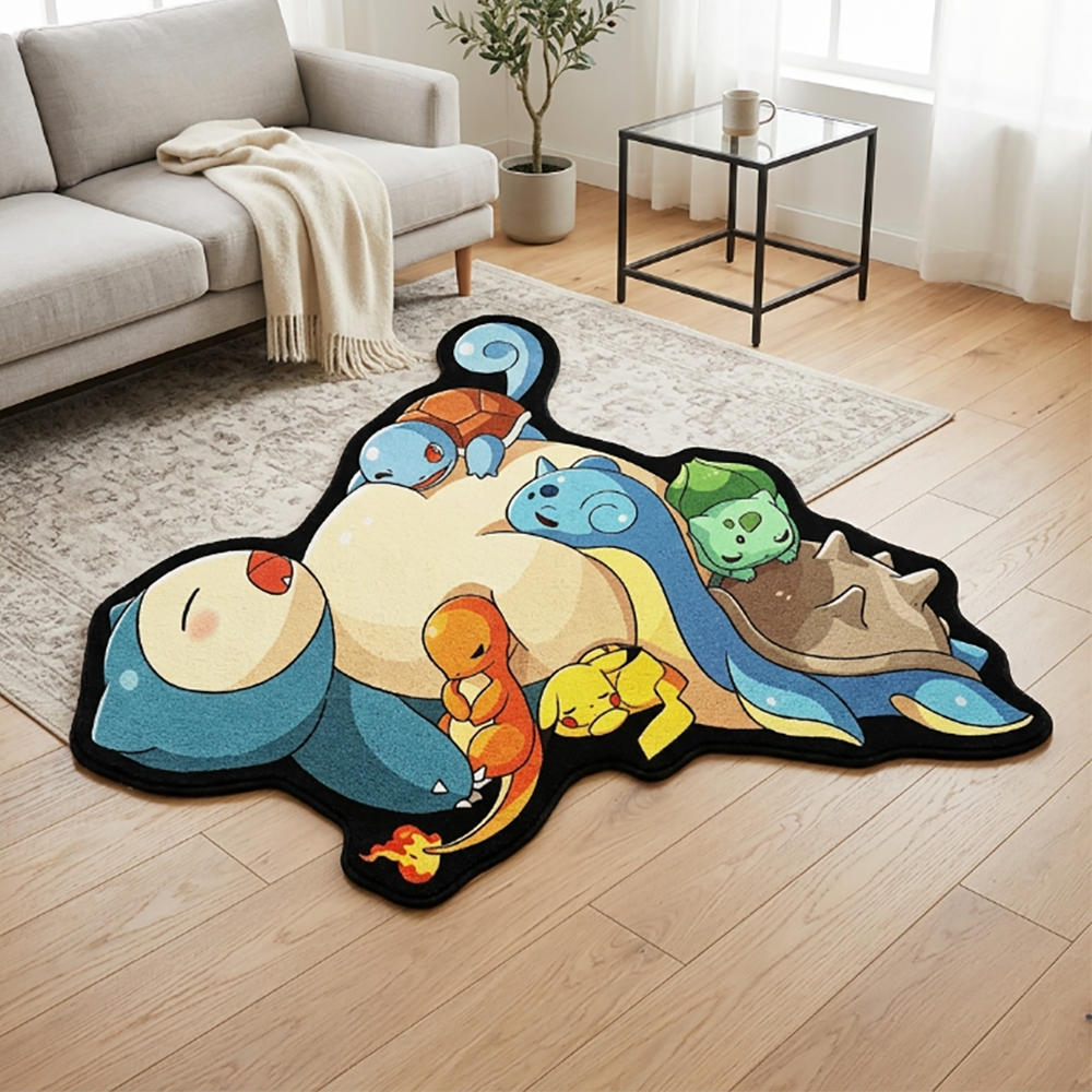 Gaming Accessories Room - Cute Pokemon Floor Mat Snorlax &