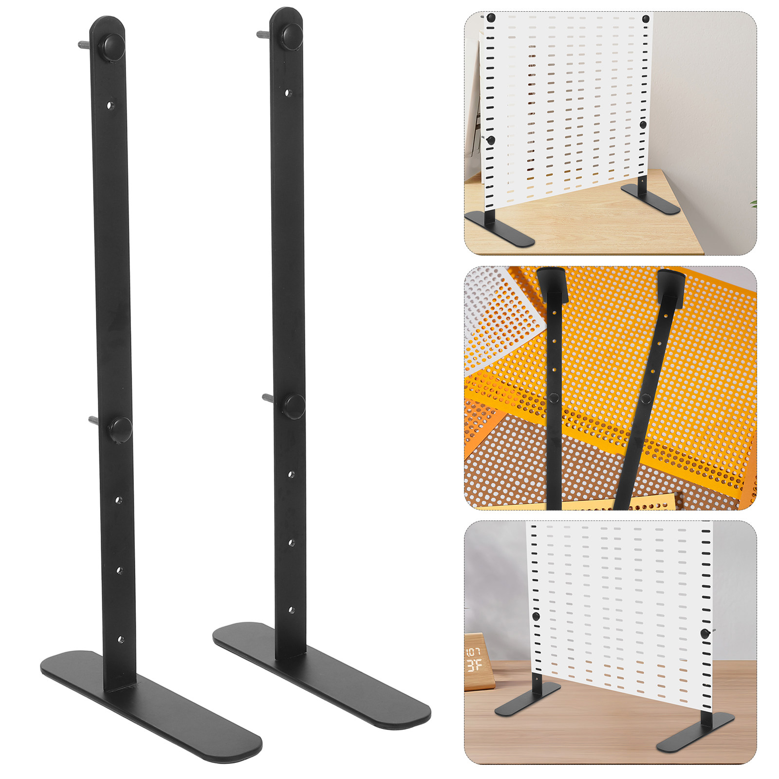 Gaming Accessories Organizer - 2Pcs Adjustable Pegboard Desk Stand Brackets