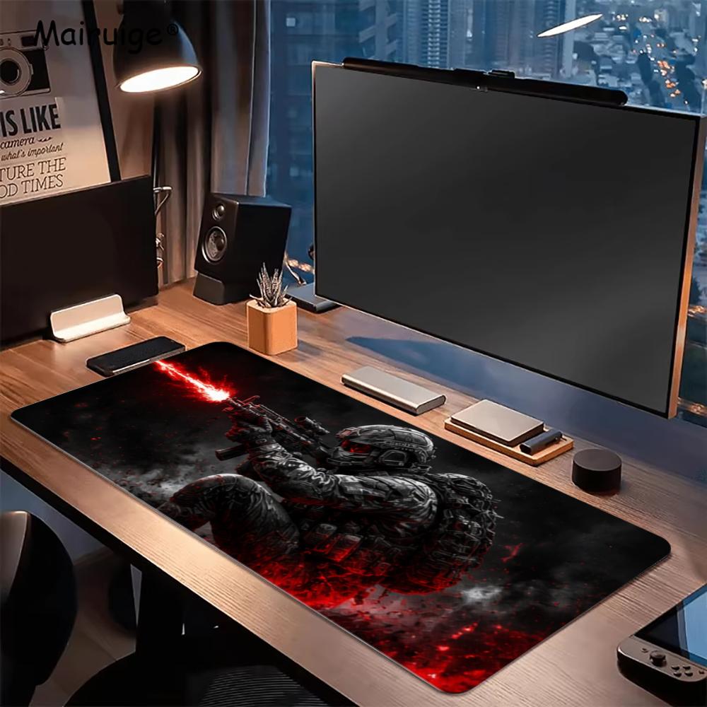 Soldier Mouse Pads Pc Accessor - Gaming Accessories Pc Setup avaliação e preço
