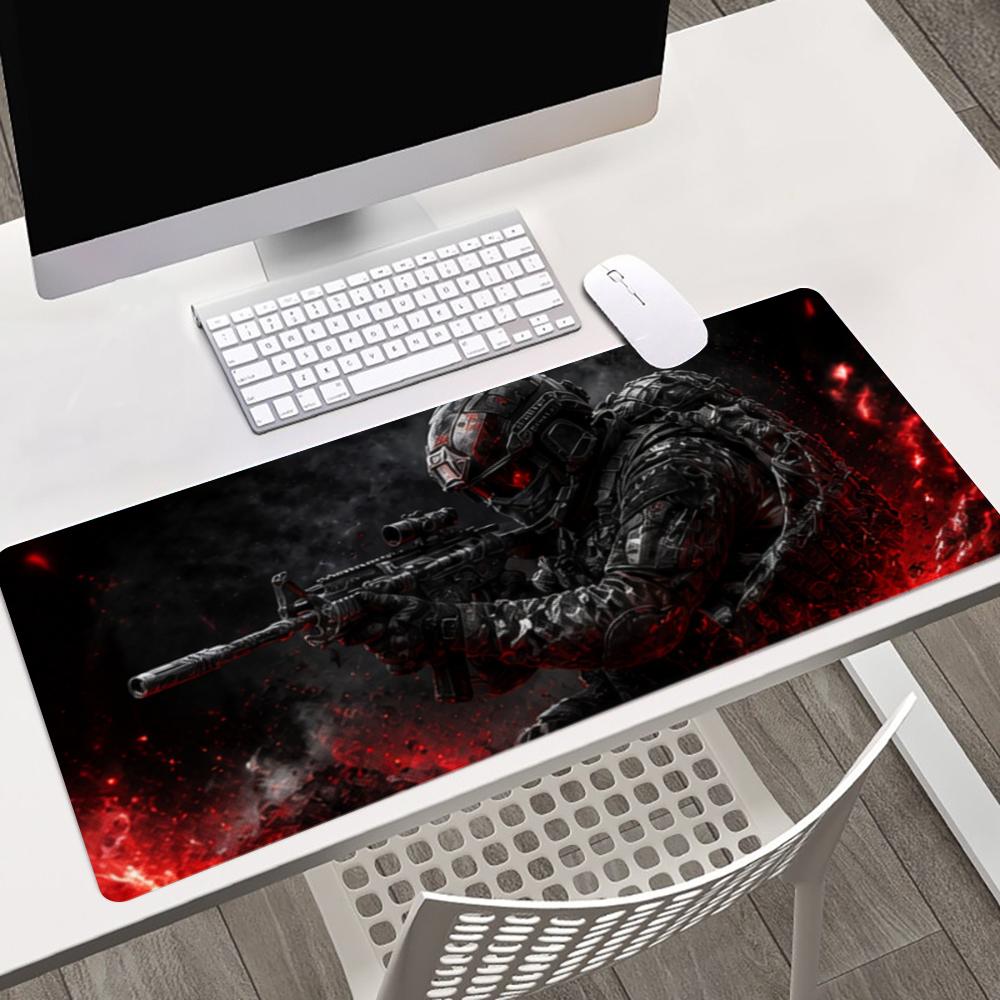 Soldier Mouse Pads Pc Accessor - Gaming Accessories Pc Setup avaliação e preço