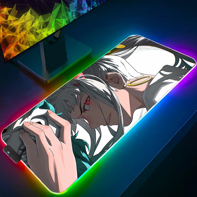 RGB LED Mouse Pad Office Desk  - Gaming Accessories Led avaliação e preço