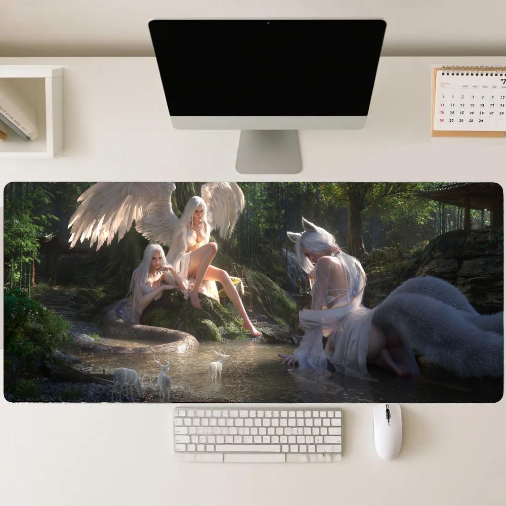 Forest girl Gaming Mats Extend - Gaming Accessories Pc Setup avaliação e preço