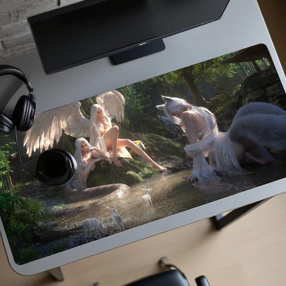 Forest girl Gaming Mats Extend - Gaming Accessories Pc Setup avaliação e preço