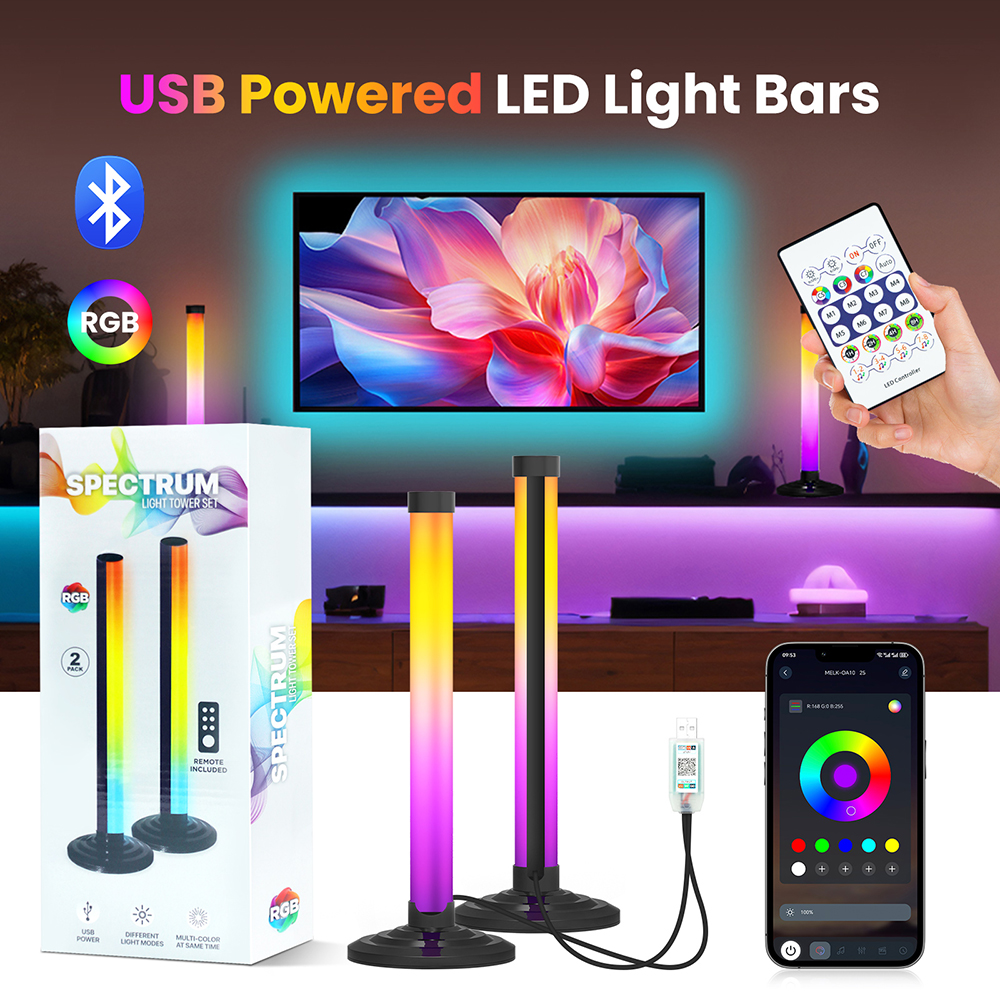2 4 Light RGB Kit Smart LED Fl - Gaming Accessories Led avaliação e preço