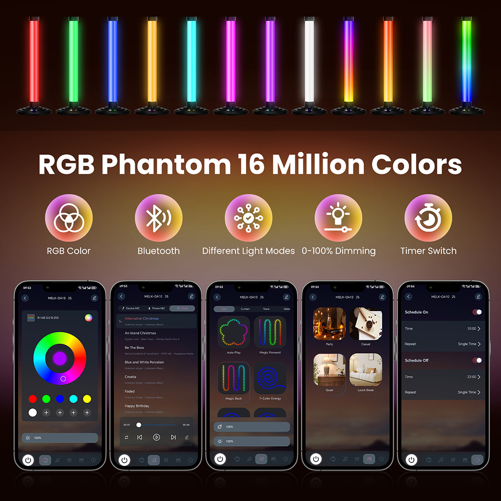 2 4 Light RGB Kit Smart LED Fl - Gaming Accessories Led avaliação e preço