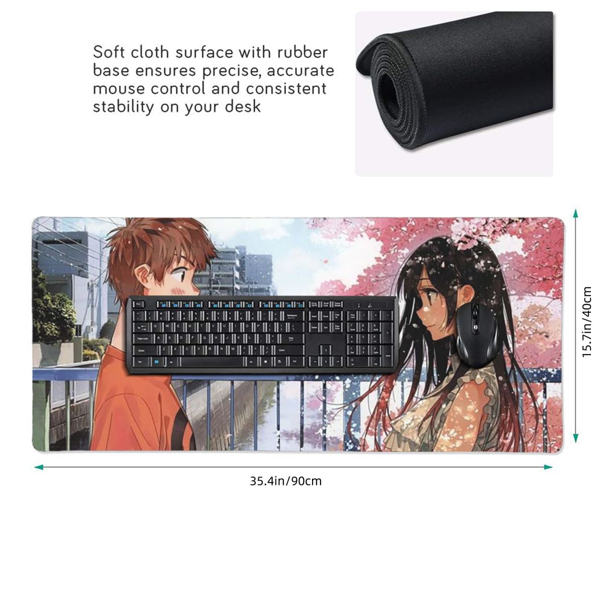 Anime Rent A Girlfriend Large  - Gaming Accessories Rent avaliação e preço