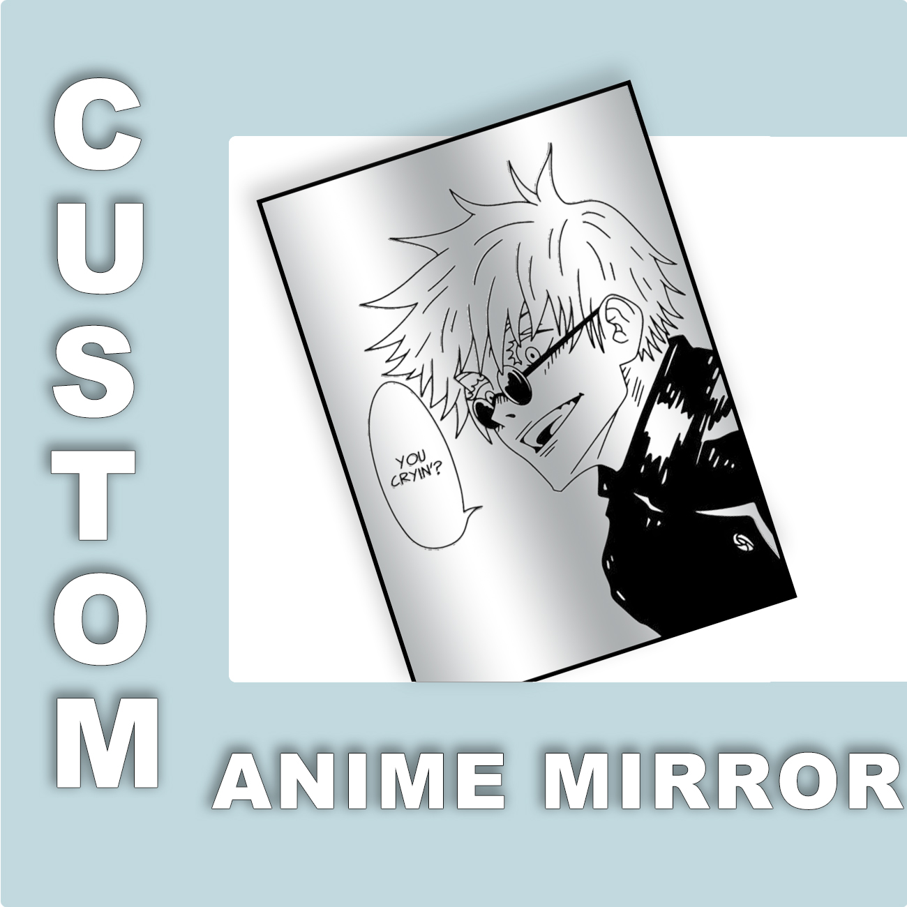 Custom Design Anime Mirror Vin - Gaming Accessories Room avaliação e preço