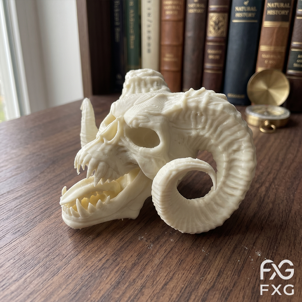 3D Printed Spiral Curved Horn  - Gaming Accessories Room avaliação e preço