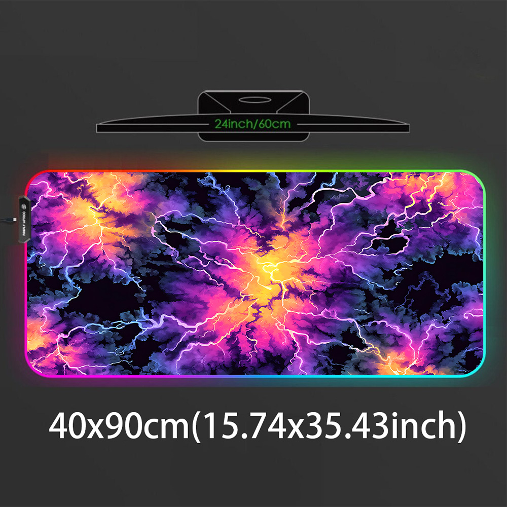 Rgb Xxl Mouse Pad Gaming Desk  - Gaming Accessories Images avaliação e preço