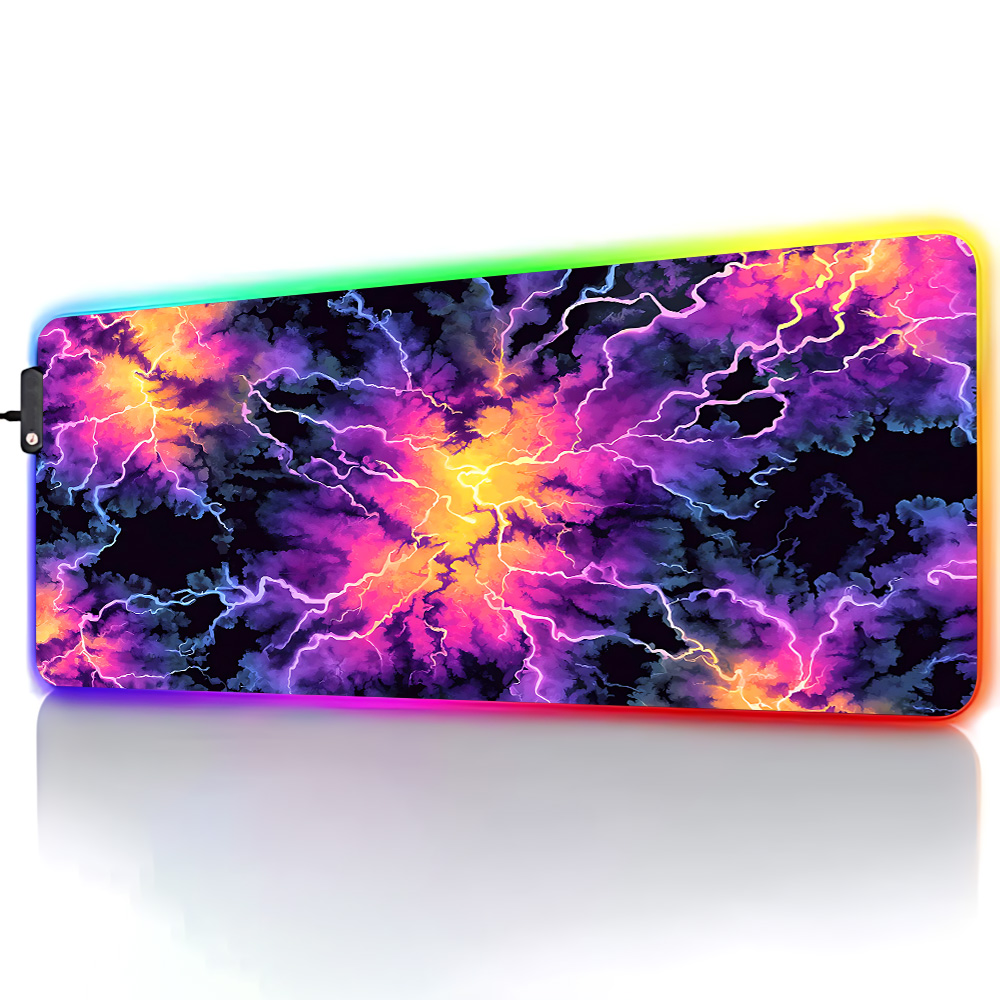Rgb Xxl Mouse Pad Gaming Desk  - Gaming Accessories Images avaliação e preço