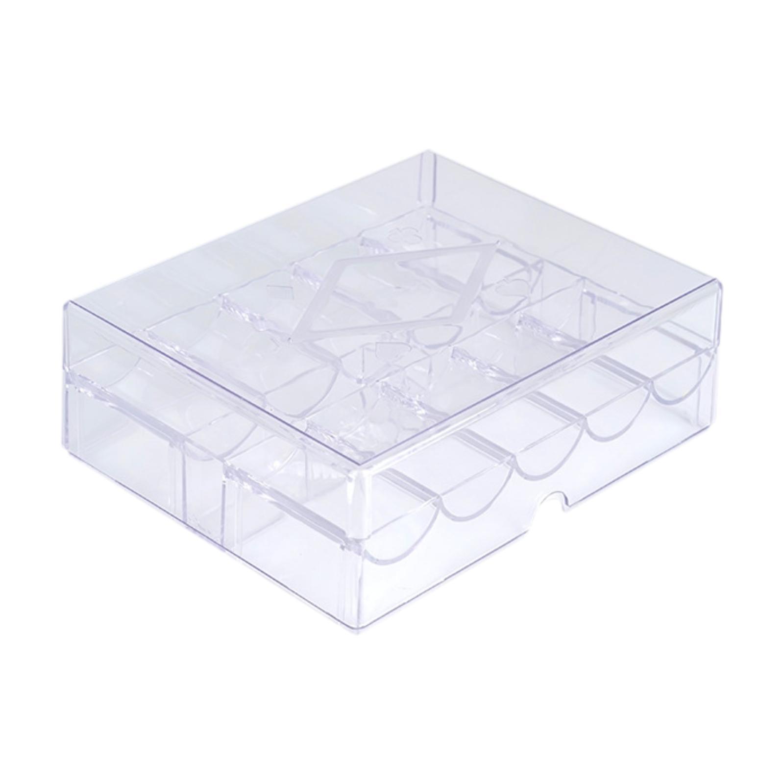 Acrylic Clear Chip Case Chip C - Gaming Accessories Organizer avaliação e preço