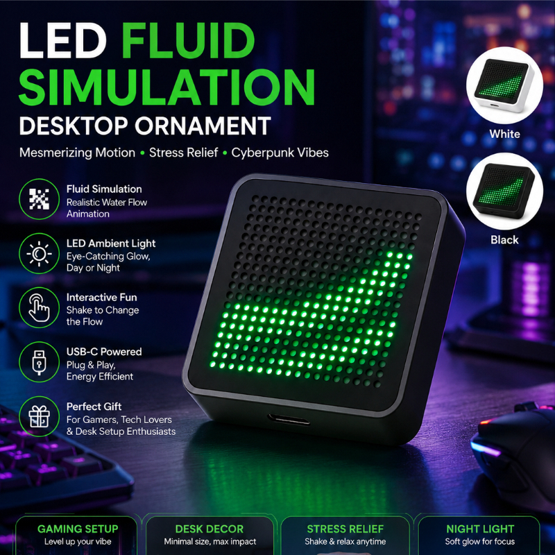LED Fluid Simulation Desktop O - Gaming Accessories Led avaliação e preço