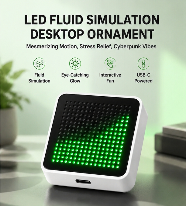 LED Fluid Simulation Desktop O - Gaming Accessories Led avaliação e preço