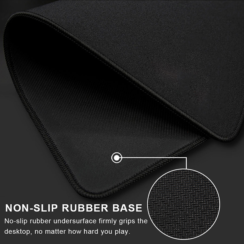 Pure Black Mousepad Large Gami - Desk Corner Mat avaliação e preço