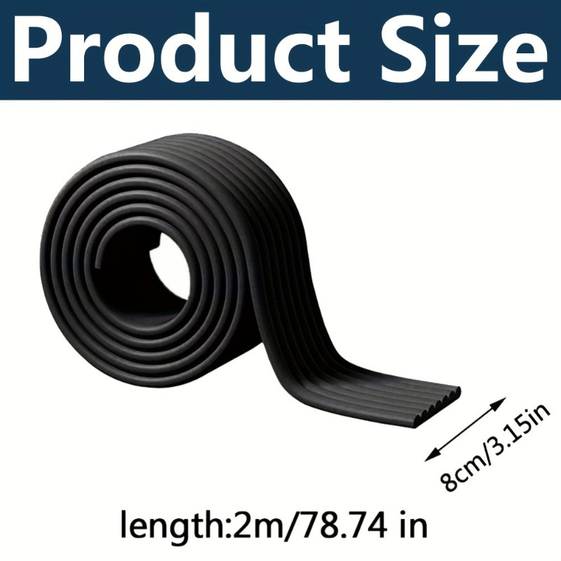 Black Thickened Anti-Collision - Desk Corner Mat avaliação e preço