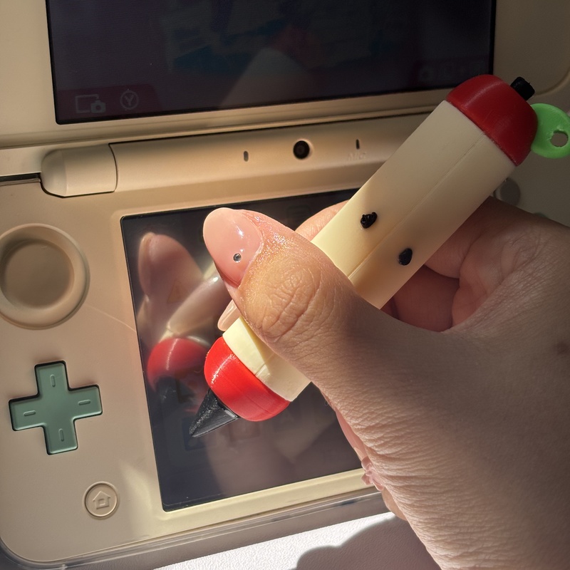 Stylus Pen Cute Apple Shape 3D - Gaming Accessories To 3D Print avaliação e preço