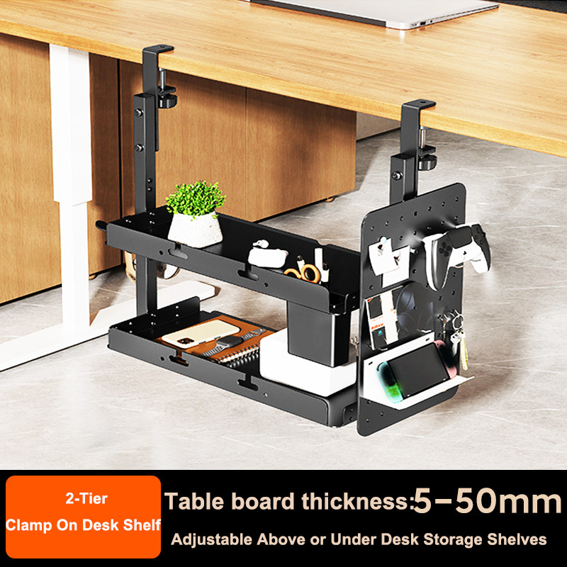 Clamp-on 14 inch Above Below D - Gaming Accessories Organizer avaliação e preço