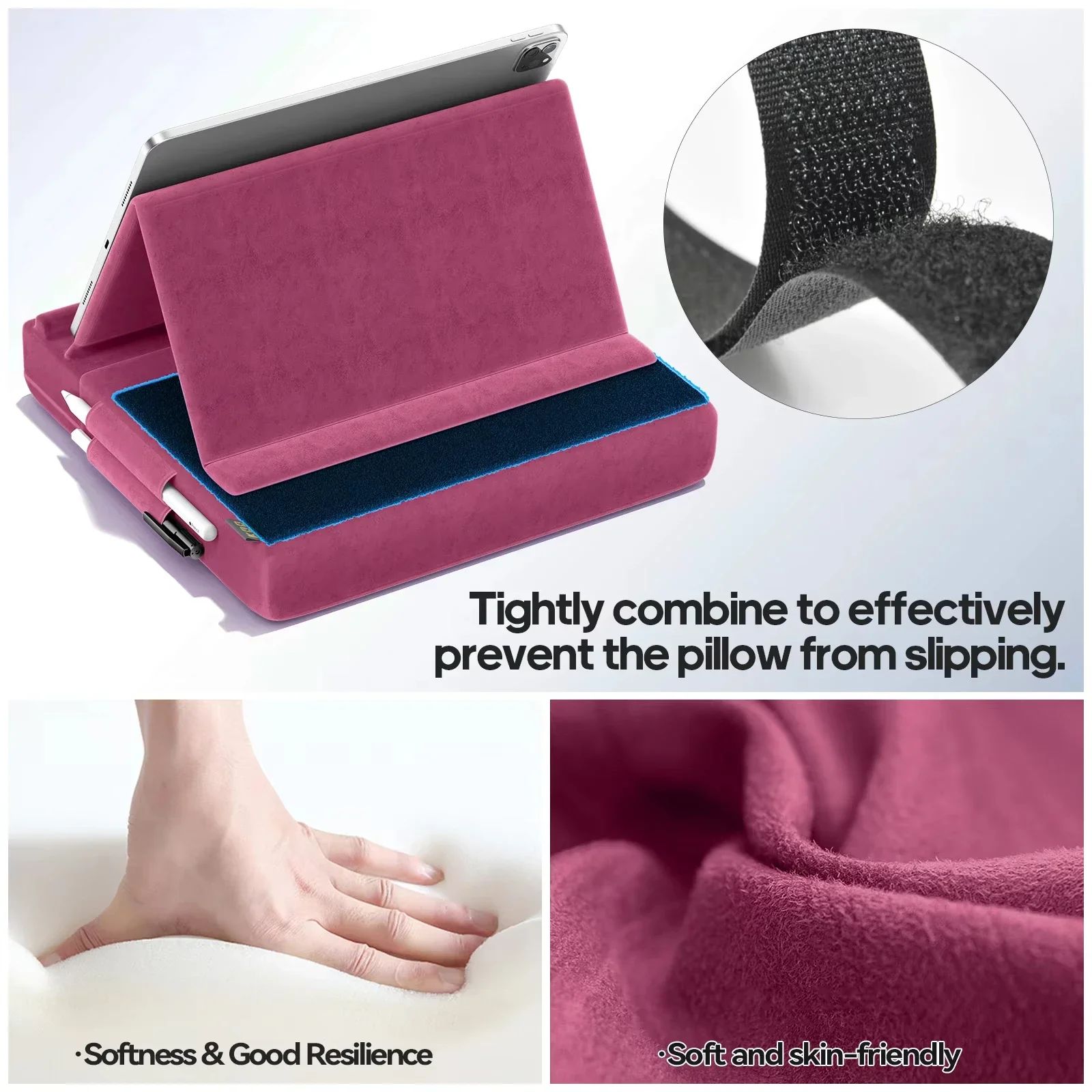 Upgraded Tablet Pillow Stand M - Desk Corner Mat avaliação e preço
