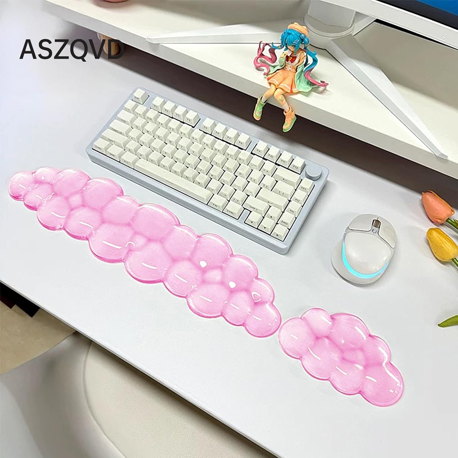 Mouse Pad with Wrist Rest, Sof - Gaming Accessories Images avaliação e preço