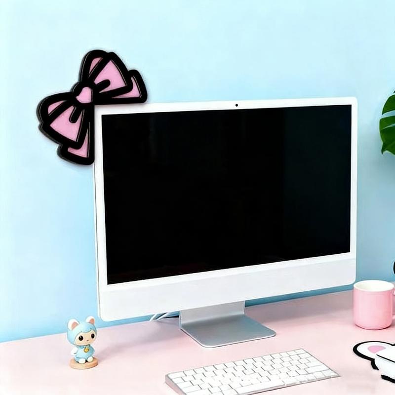 New 1/2Pcs Wooden Bowknot PC A - Gaming Accessories Pc Setup avaliação e preço