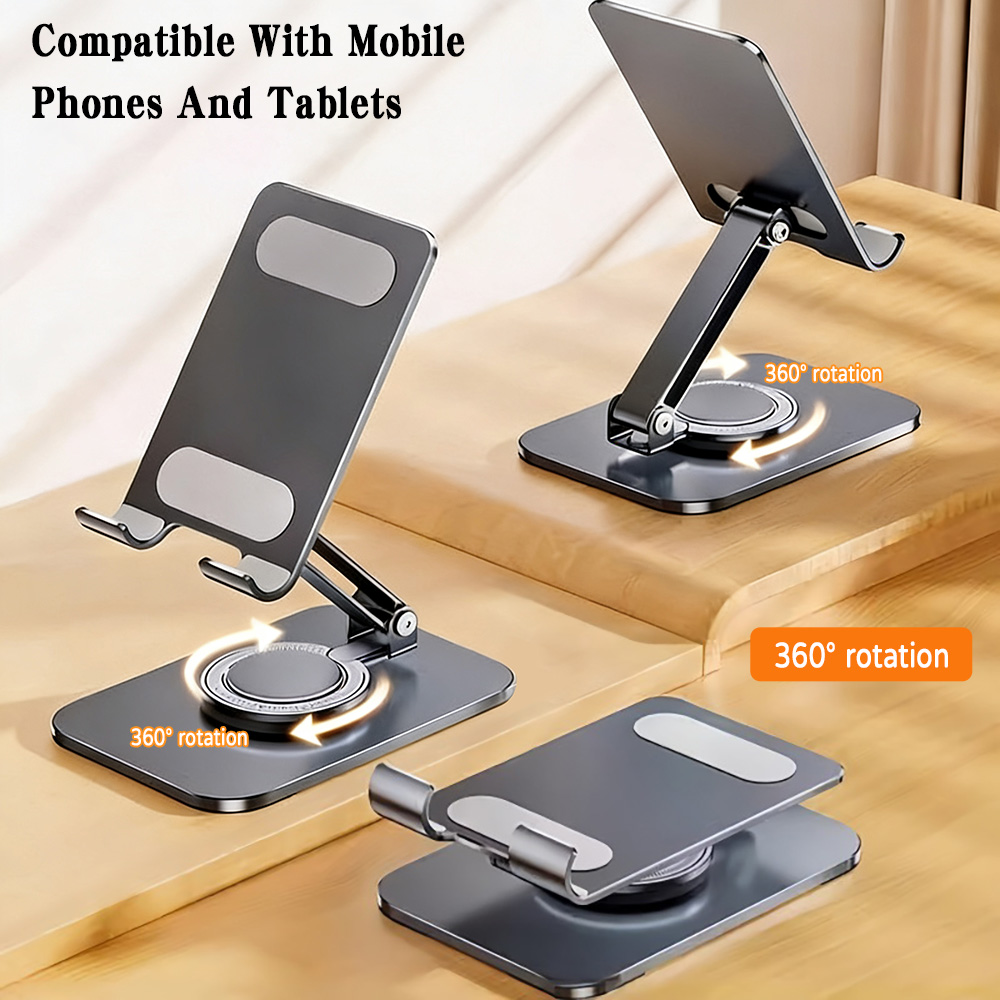 360 Rotatable Metal Phone Tabl - Desk Corner Mat avaliação e preço