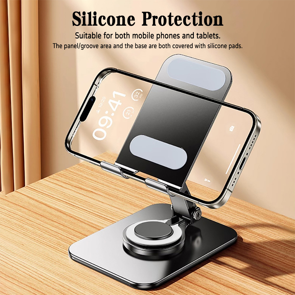 360 Rotatable Metal Phone Tabl - Desk Corner Mat avaliação e preço