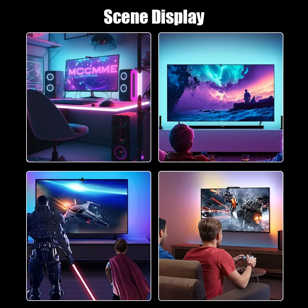 TV Backlight Sync LED Strip RG - Gaming Accessories App avaliação e preço