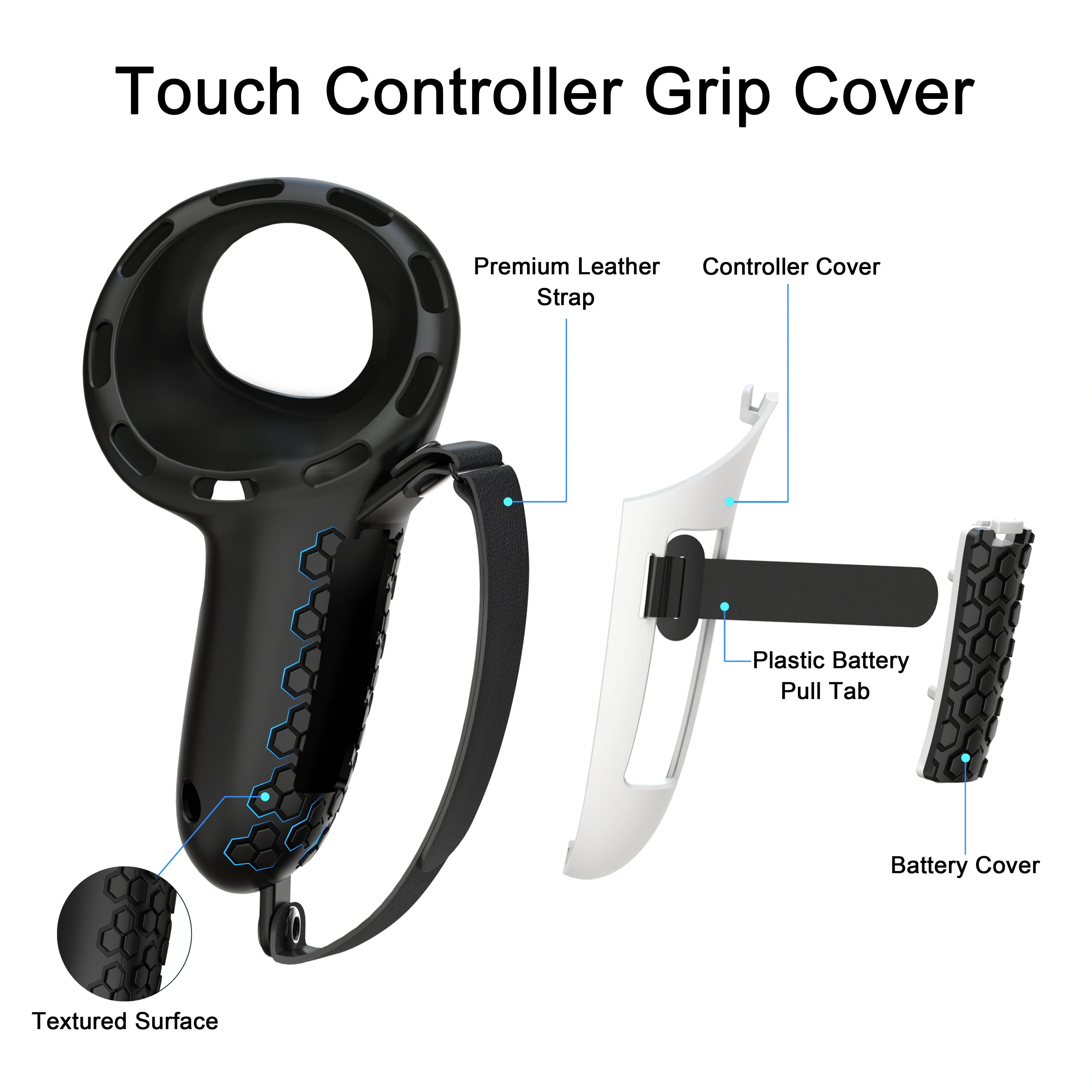 VR 6 in 1 Silicone Protective  - Controller Grip Cover avaliação e preço