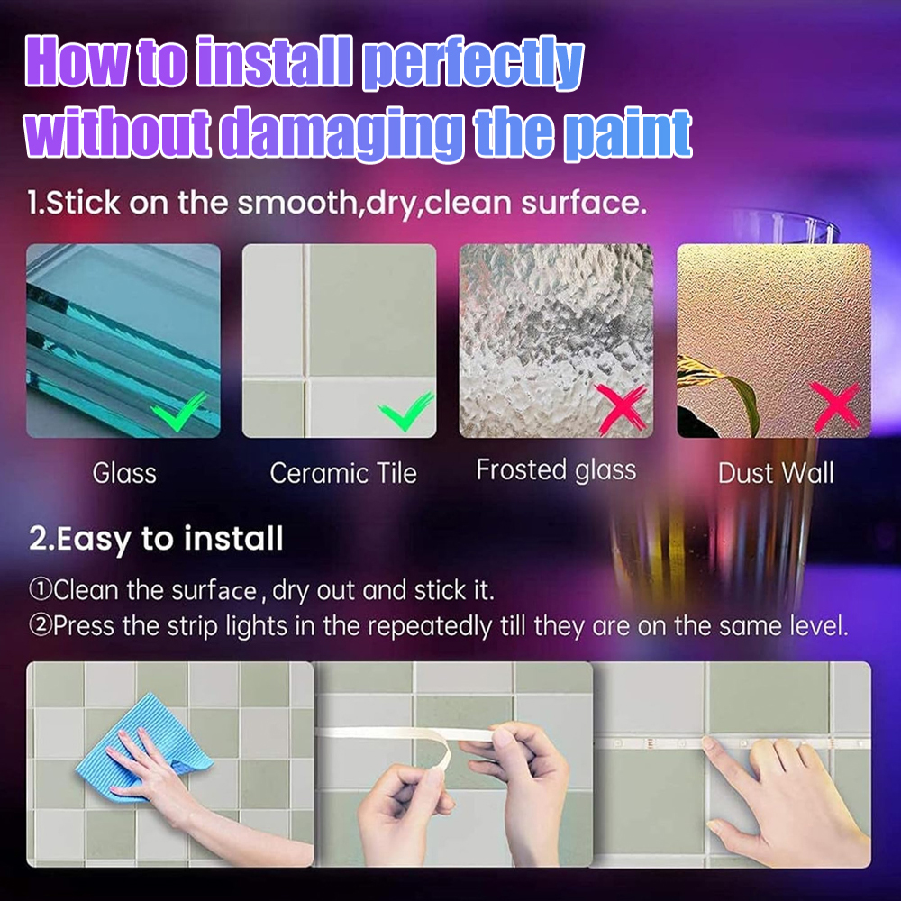RGB Led Lights Strip APP Contr - Gaming Accessories App avaliação e preço