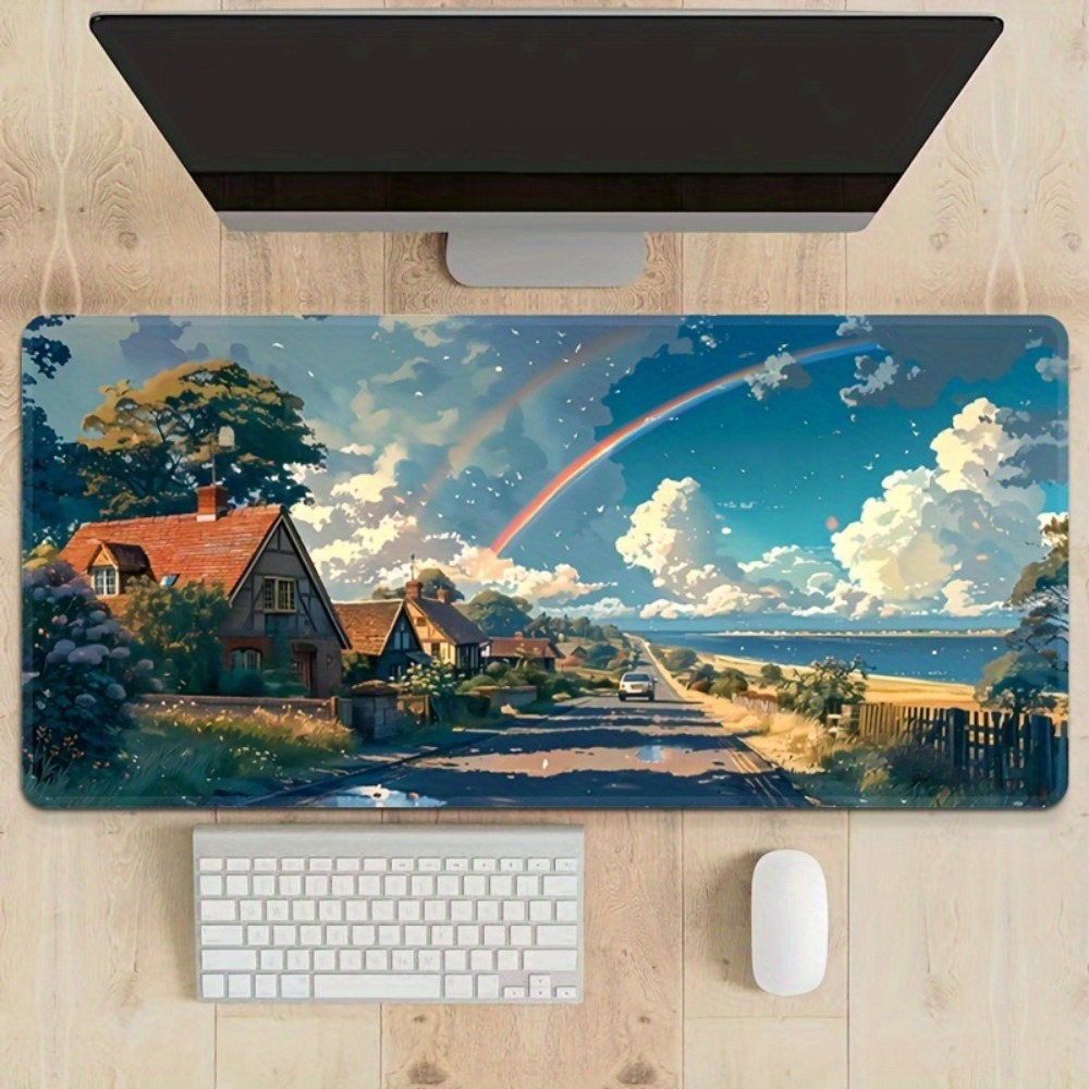 Large coastal village desktop  - Gaming Accessories Pc Setup avaliação e preço