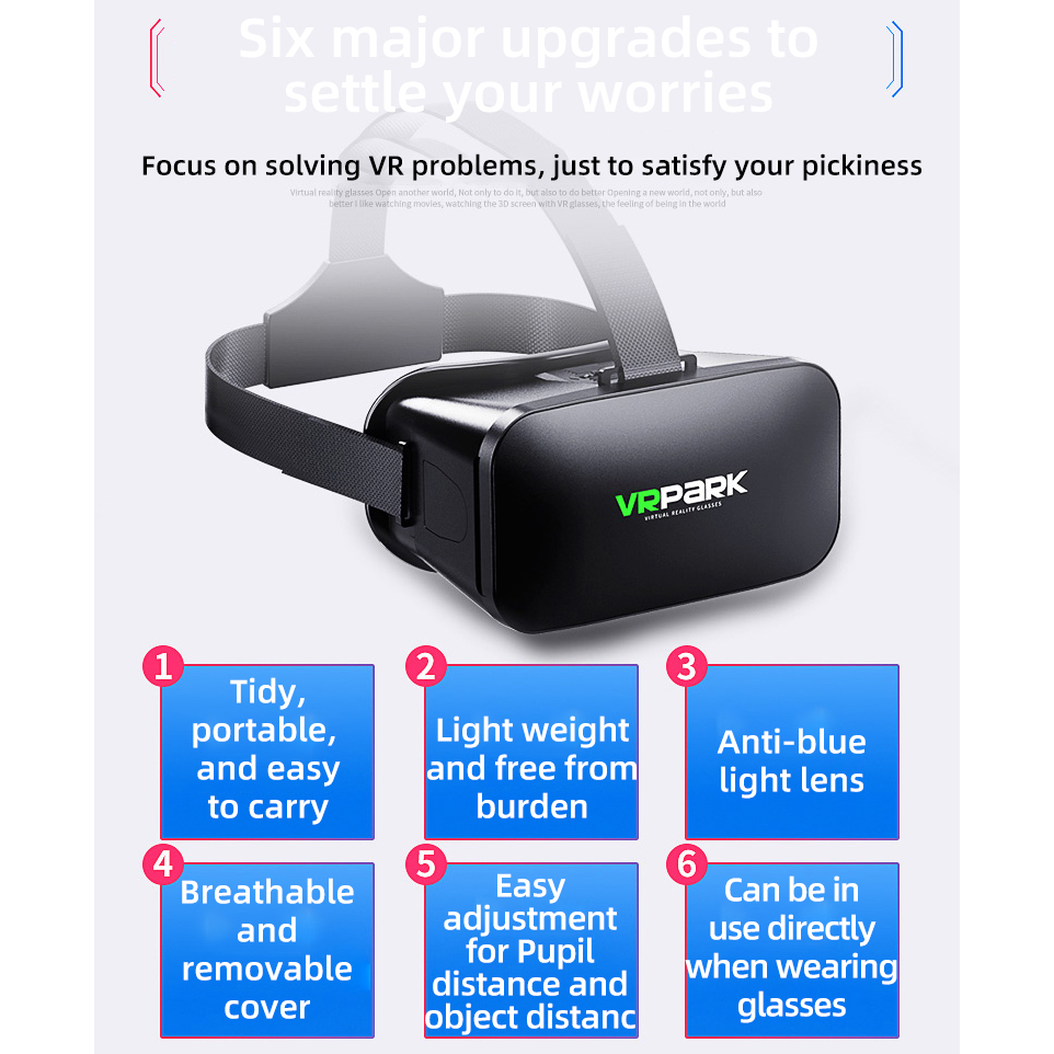 VR Glasses 3D Virtual Reality  - Gaming Accessories Vr avaliação e preço