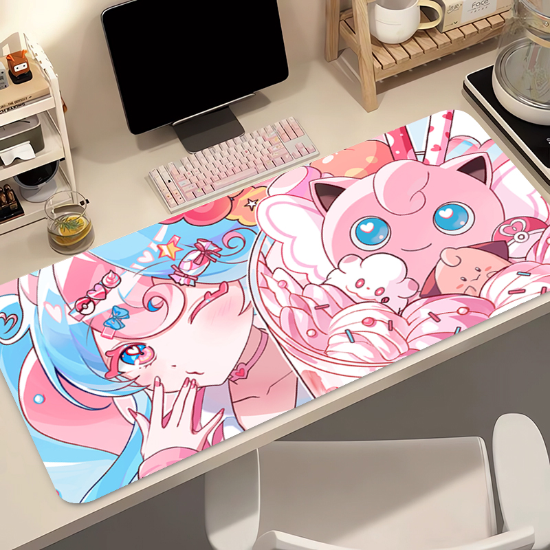 Anime Mouse Pad 90x40cm Pokemo - Gaming Accessories For Table avaliação e preço