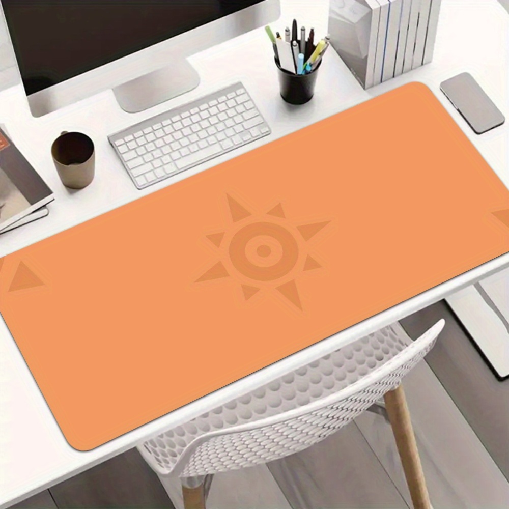 XXL Large Desk Mat Warm Orange - Desk Corner Mat avaliação e preço