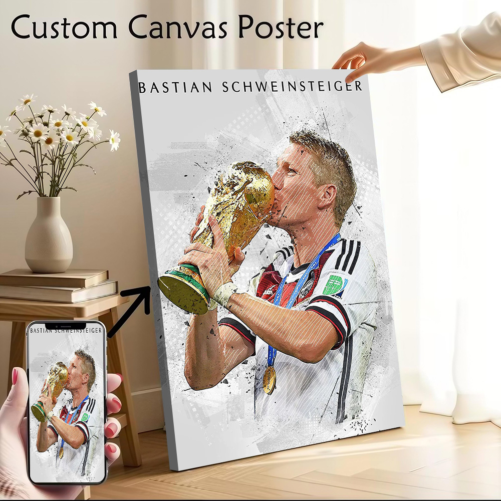 Bastian Schweinsteiger Canvas  - Gaming Accessories Room avaliação e preço
