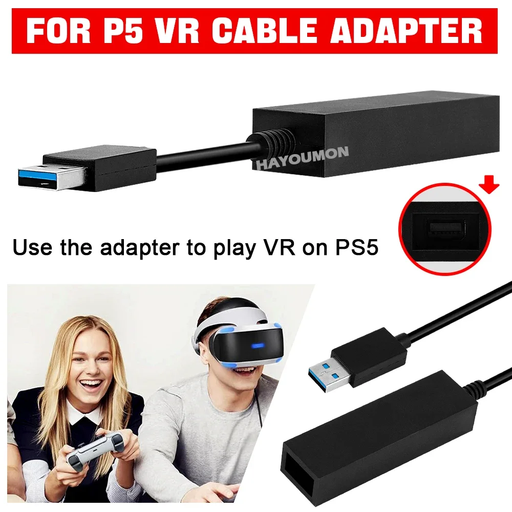 For PS5 VR Cable Adapter For P - Gaming Accessories Vr avaliação e preço