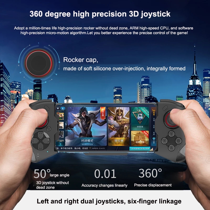 Cell Phone Gamepad Joystick Fo - Gaming Accessories Vr avaliação e preço