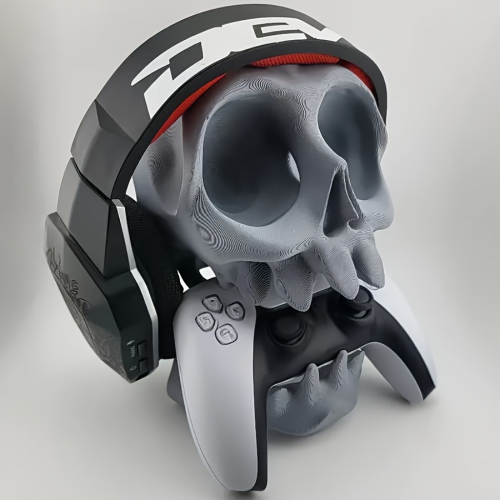 Skull Shaped Controller Stand  - Gaming Accessories Controller avaliação e preço