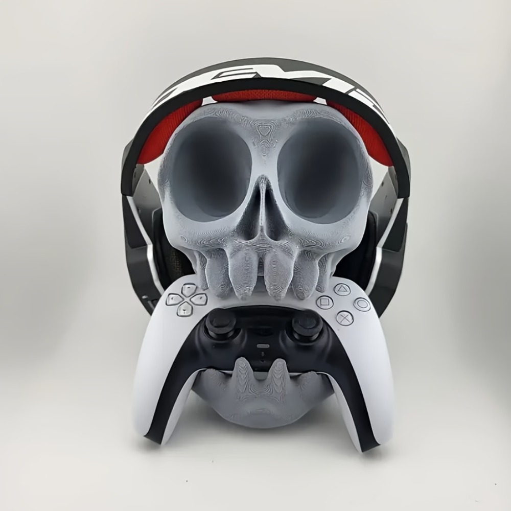 Skull Shaped Controller Stand  - Gaming Accessories Controller avaliação e preço