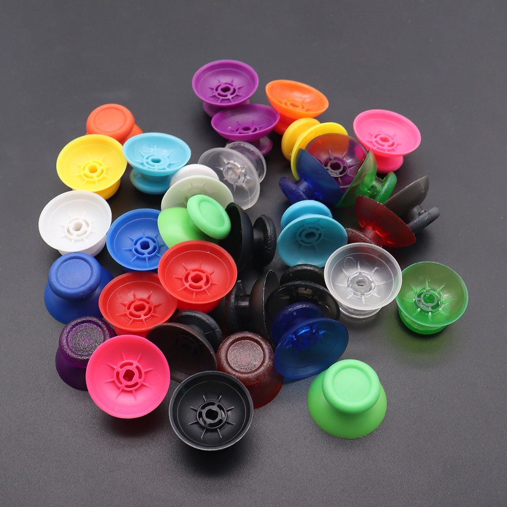 10PCS=5Pair 3D Analog Thumb st - Controller Grip Cover avaliação e preço