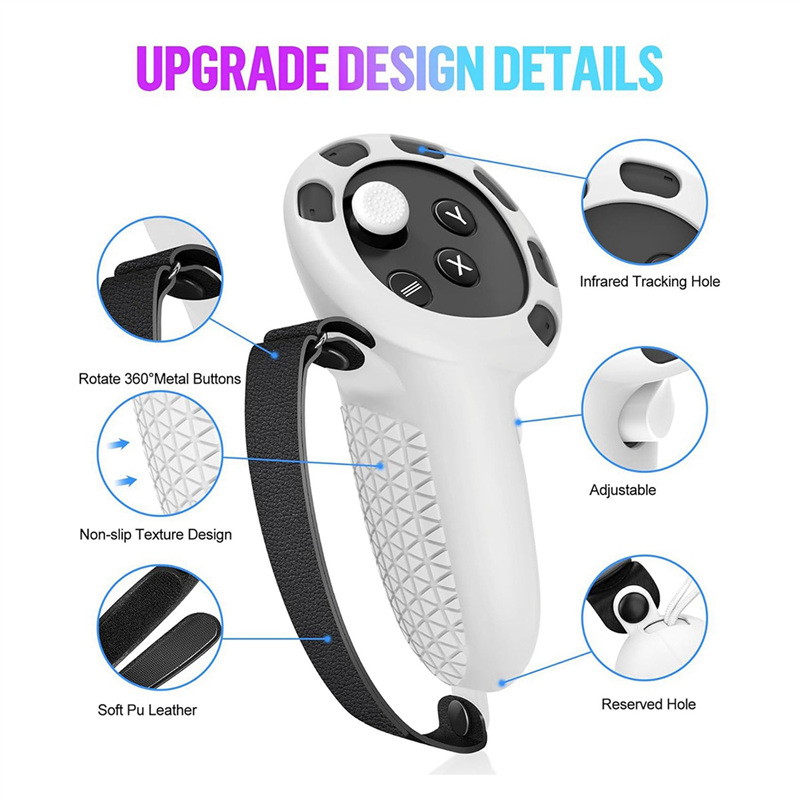4X For Meta Quest 3 Protective - Controller Grip Cover avaliação e preço