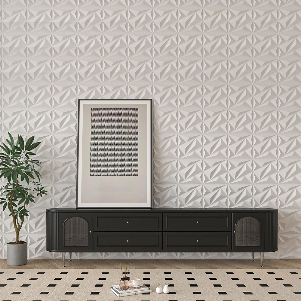 50/100Pcs 3D Wall Panel Diamon - Gaming Accessories Room avaliação e preço