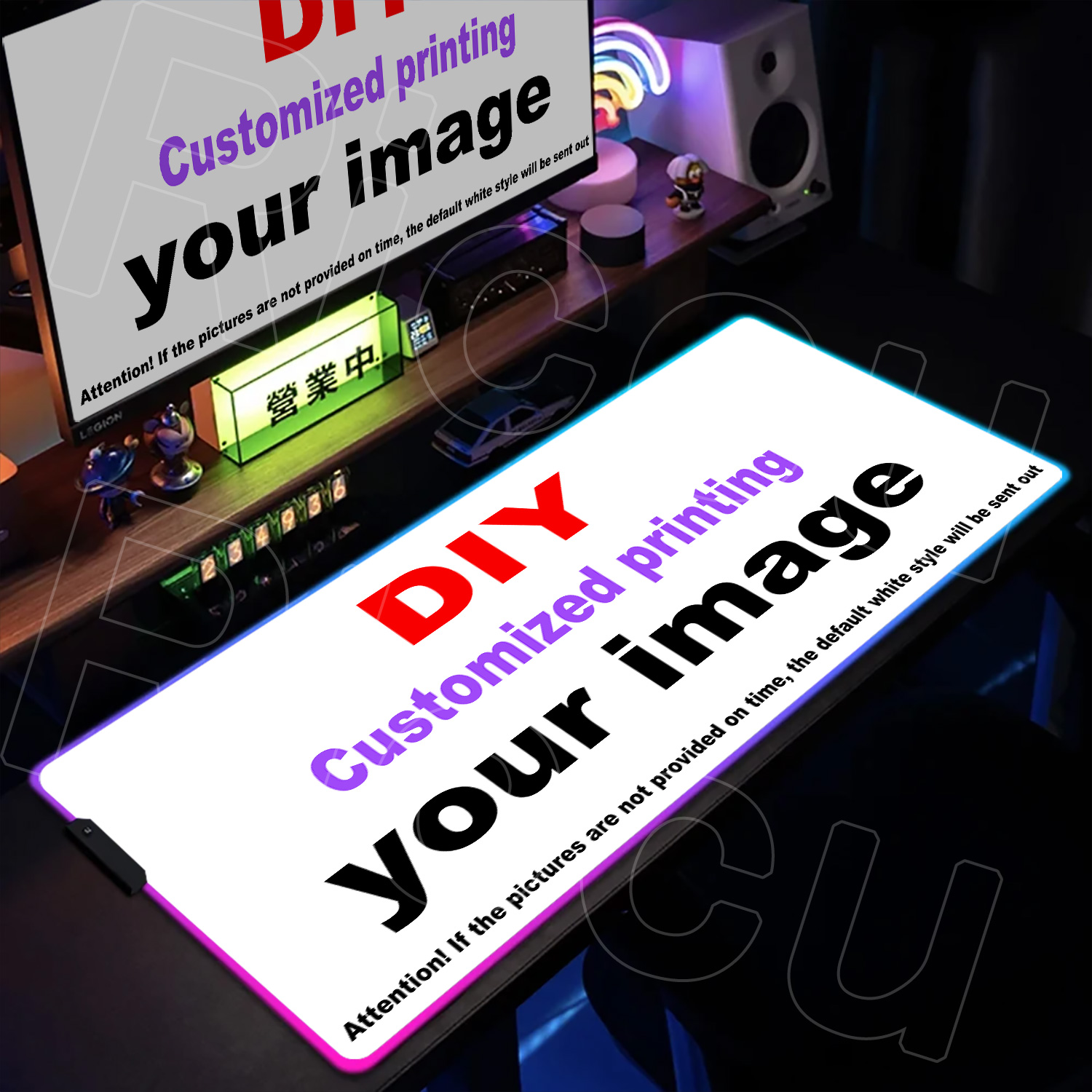 RGB HD print DIY Customized Mi - Gaming Accessories Images avaliação e preço