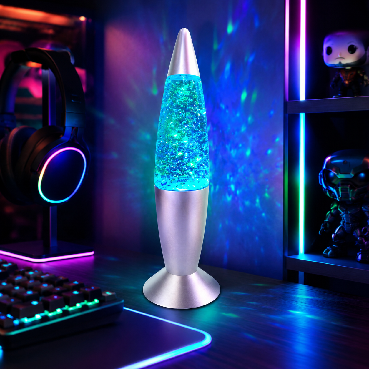 LED Rocket Lamp USB Color Chan - Gaming Accessories Led avaliação e preço