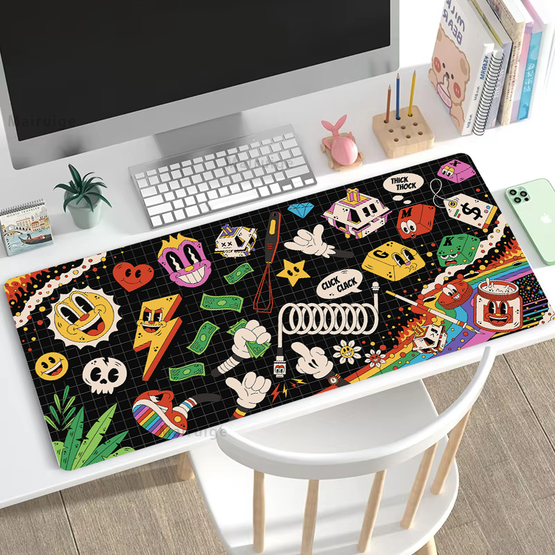 Graffiti Mausepad Office Rug D - Gaming Accessories Pc Setup avaliação e preço