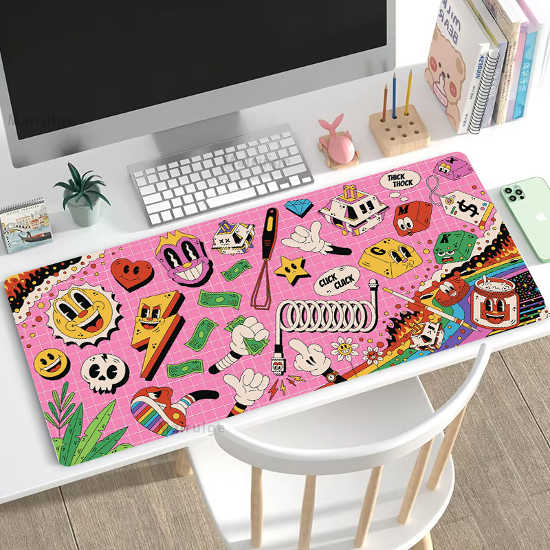 Graffiti Mausepad Office Rug D - Gaming Accessories Pc Setup avaliação e preço