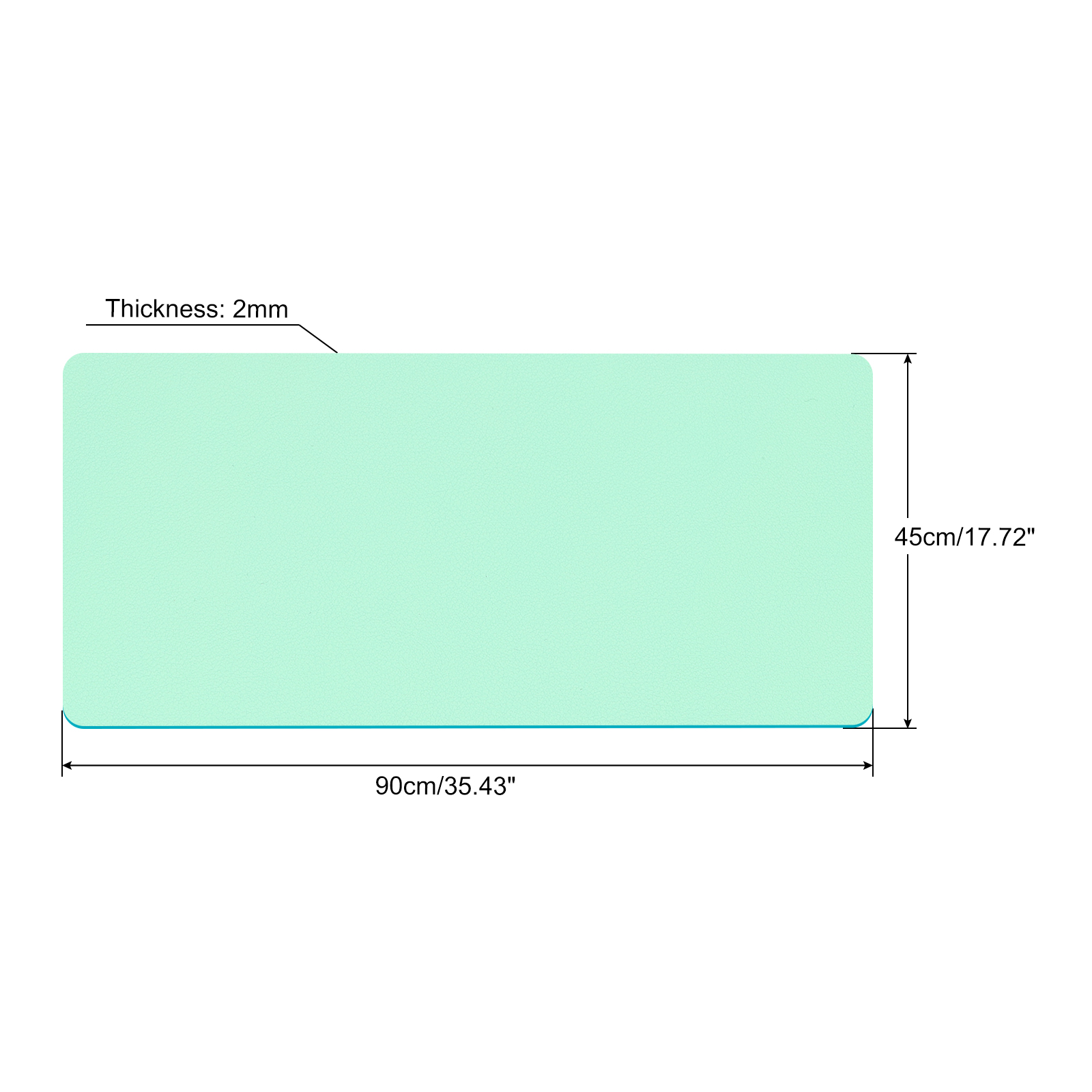 Office Desk Mat Protector PU L - Gaming Accessories Desktop avaliação e preço