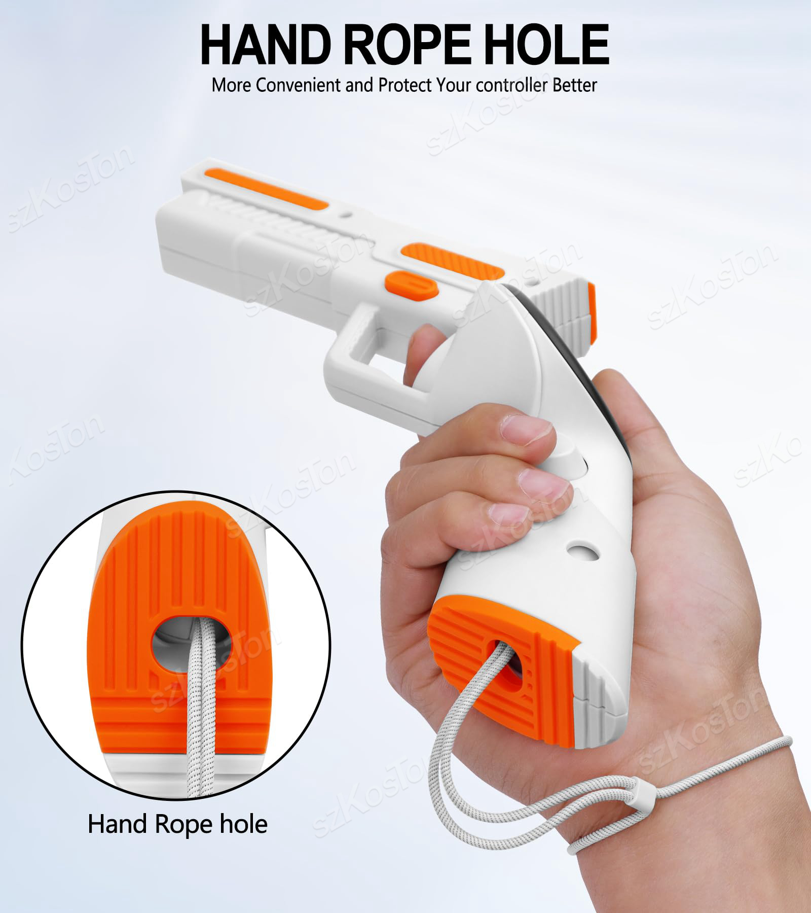 VR Gun Stock Grips for Meta Qu - Gaming Accessories Controller avaliação e preço