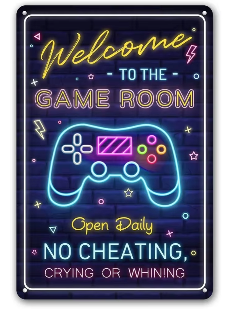 Man Cave Decor Welcome To The  - Gaming Accessories Room avaliação e preço